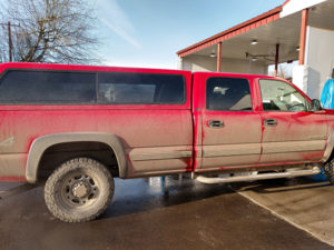 Spray n Shine Before